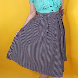 Skirts - Black and White Full Skirt Skirts - Black and White Full Skirt